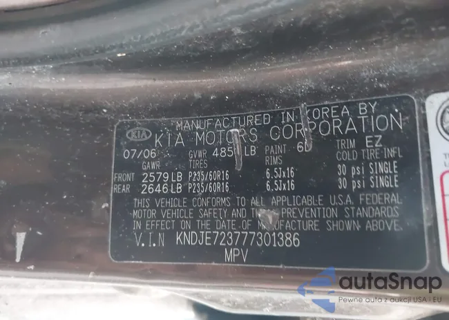 KNDJE723777301386: 43677561