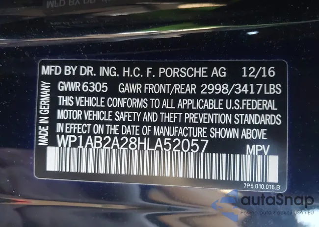 WP1AB2A28HLA52057: 43677609