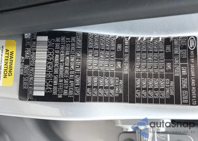 SALCR2FX9KH815443: 43676801