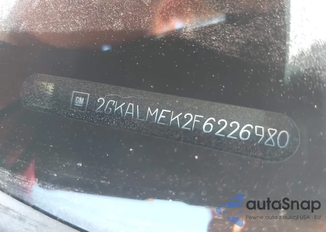 2GKALMEK2F6226980: 43677085