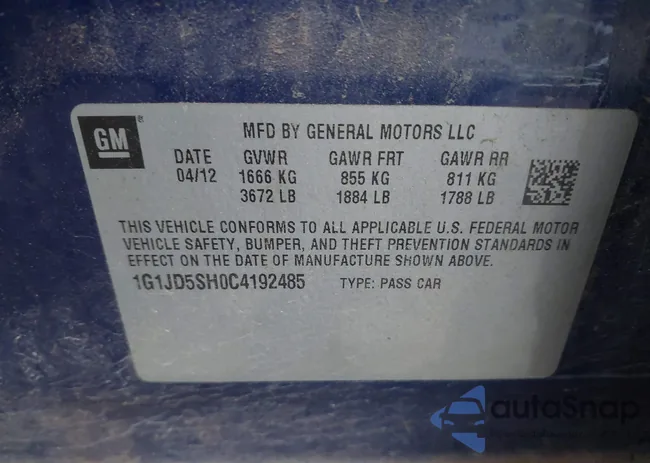 1G1JD5SH0C4192485: 43678288