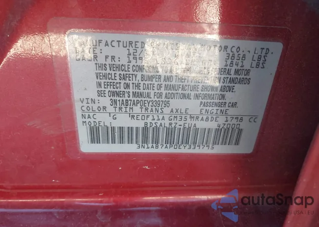 3N1AB7AP0EY339795: 43678460