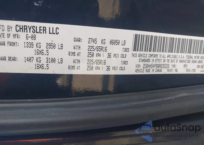 2D8HN54P88R835226: 43678610