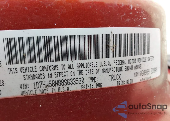 1D7HW58N88S633530: 43677942