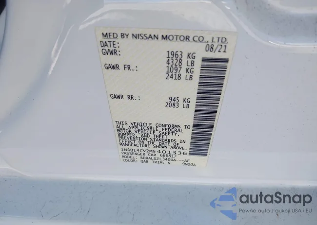 1N4BL4CV2MN401336: 43678014