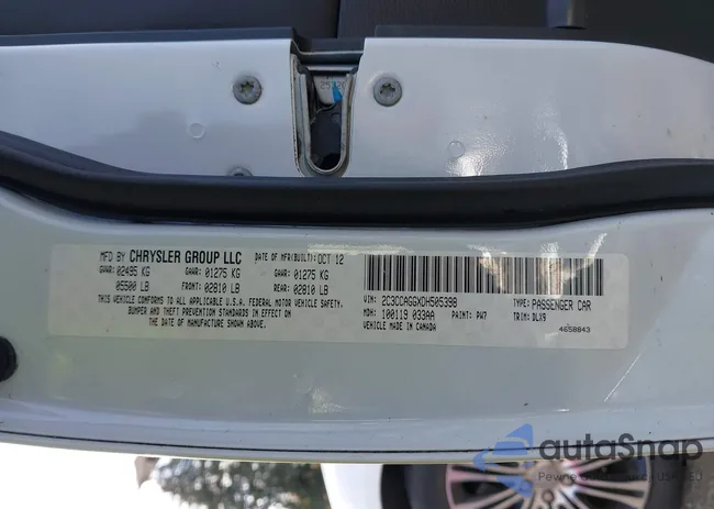 2C3CCAGGXDH505398: 43679488