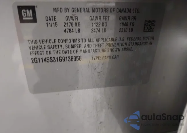 2G1145S31G9138958: 43679552