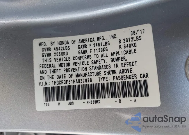 1HGCR3F81HA037678: 43680714