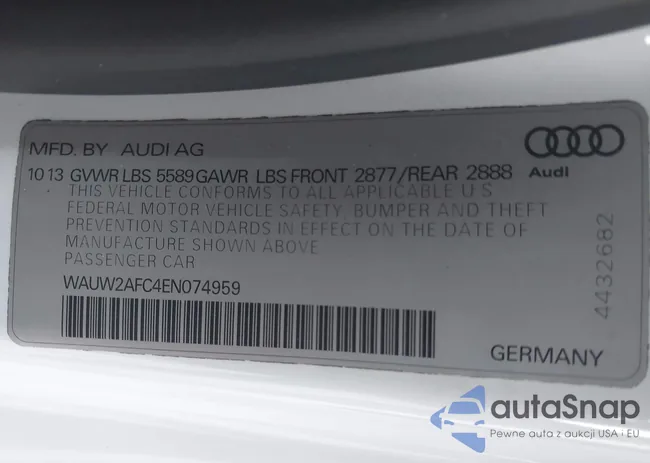 WAUW2AFC4EN074959: 43681164