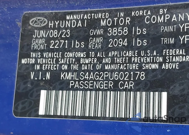 KMHLS4AG2PU602178: 43681379