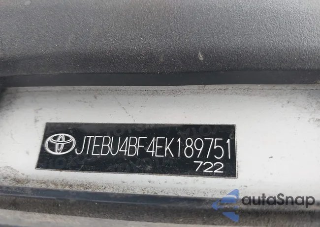 JTEBU4BF4EK189751: 43681587