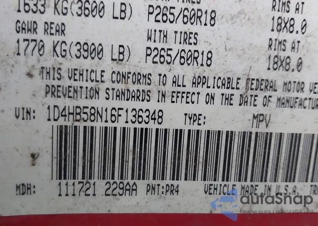 1D4HB58N16F136348: 43682545