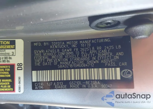 58ADZ1B15MU084712: 43682554