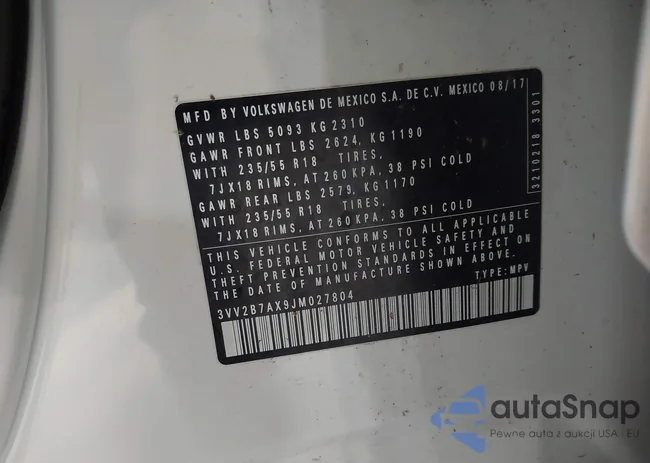 3VV2B7AX9JM027804: 43681820