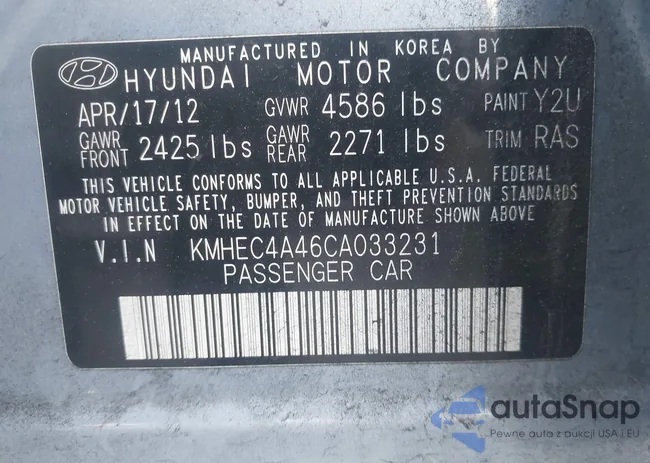 KMHEC4A46CA033231: 43681972