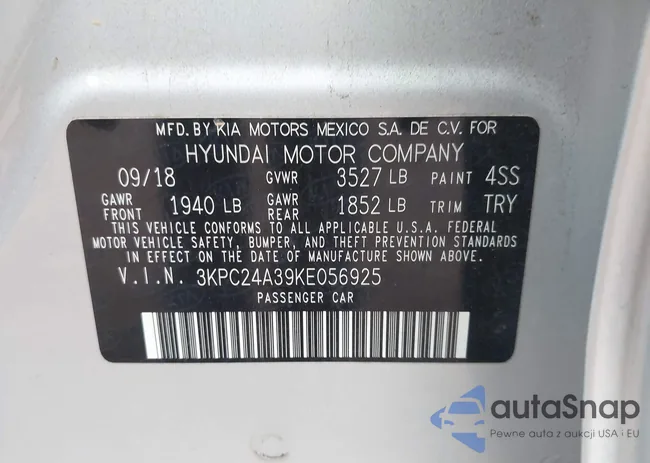 3KPC24A39KE056925: 43683239