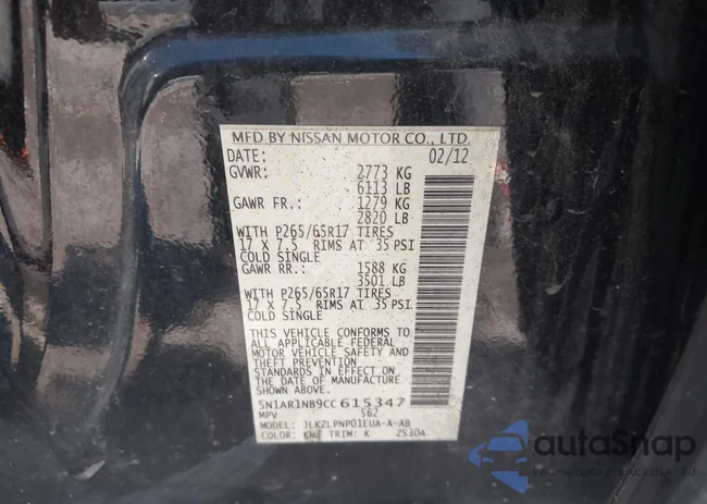 5N1AR1NB9CC615347: 43682888