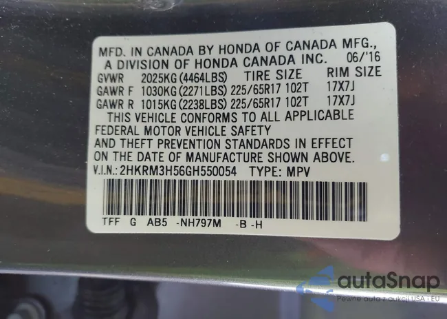 2HKRM3H56GH550054: 43684308