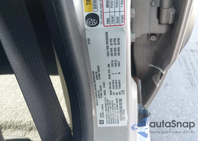 1GCCS339188192108: 43684347