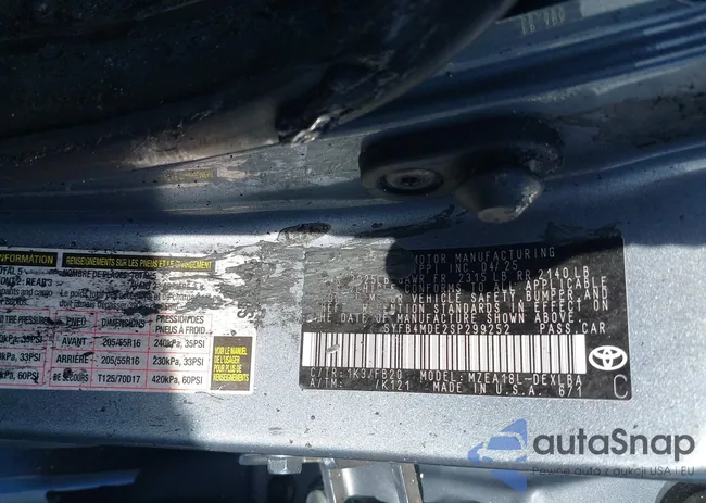 5YFB4MDE2SP299252: 43684601