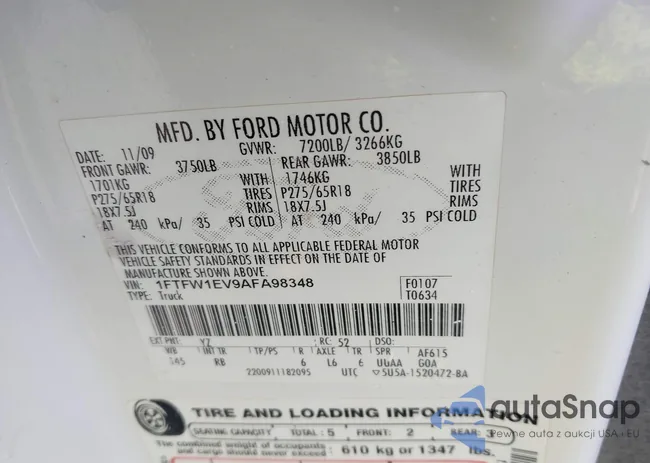 1FTFW1EV9AFA98348: 43683996