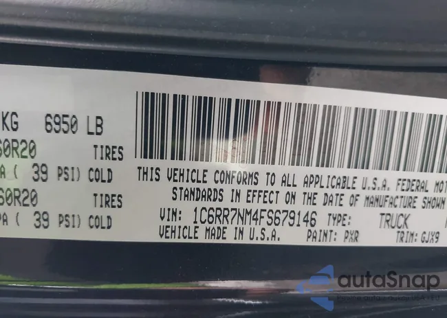 1C6RR7NM4FS679146: 43684017