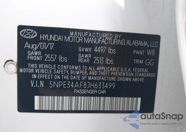 5NPE34AF8JH633499: 43685198