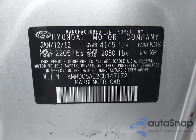 KMHDC8AE2CU147172: 43685228