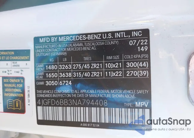 4JGFD6BB3NA794408: 43685450