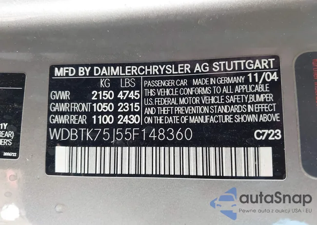 WDBTK75J55F148360: 43685518