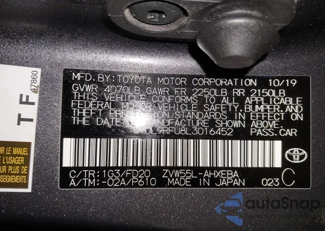 JTDL9RFU8L3016452: 43685560