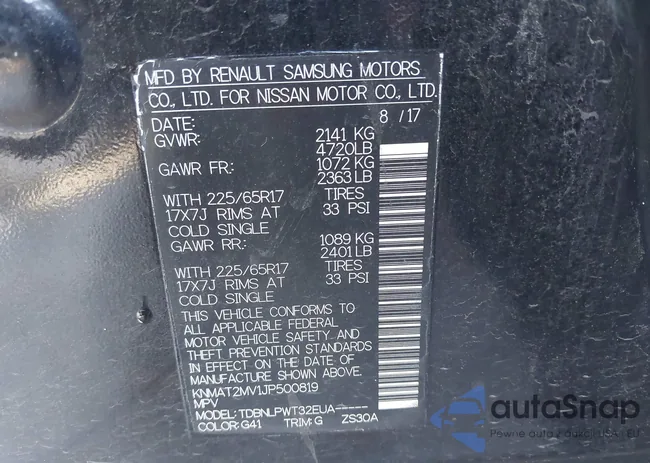 KNMAT2MV1JP500819: 43685599