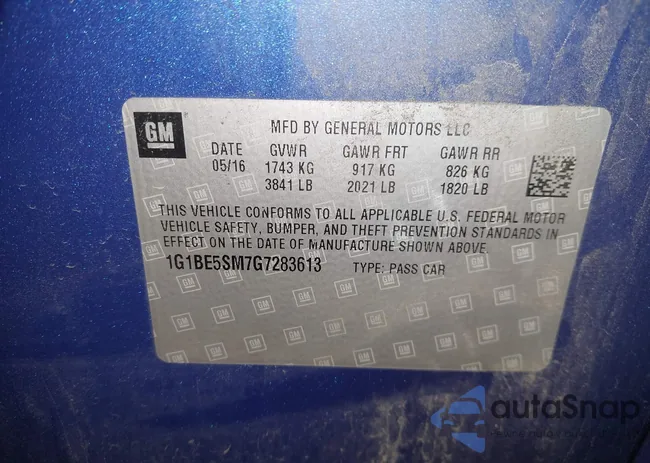 1G1BE5SM7G7283613: 43684805