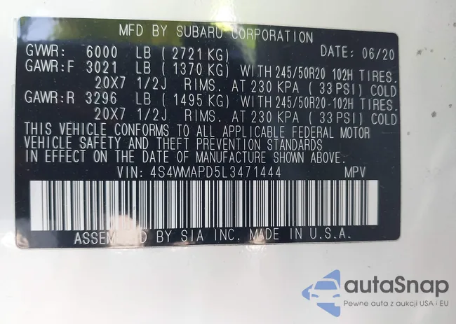 4S4WMAPD5L3471444: 43684817