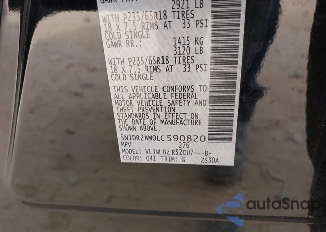 5N1DR2AM0LC590820: 43686194