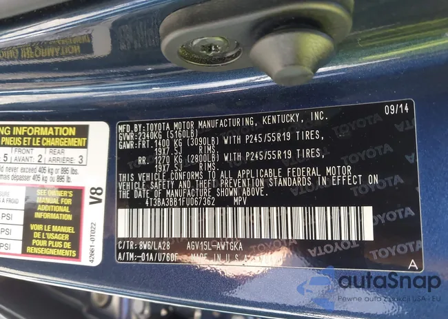 4T3BA3BB1FU067362: 43686393