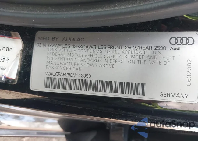 WAUCFAFC8EN112359: 43686441
