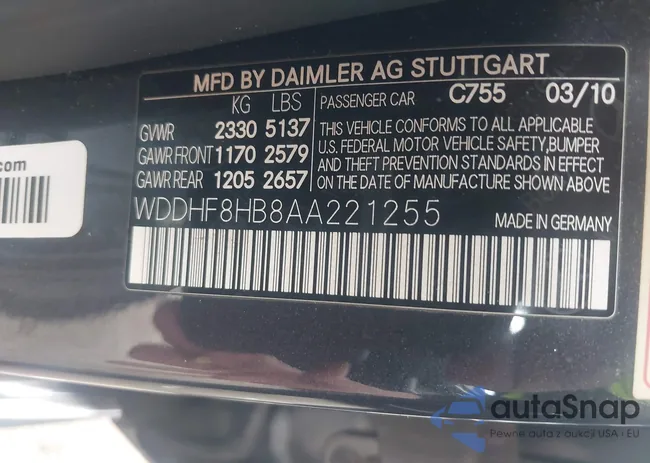 WDDHF8HB8AA221255: 43686457