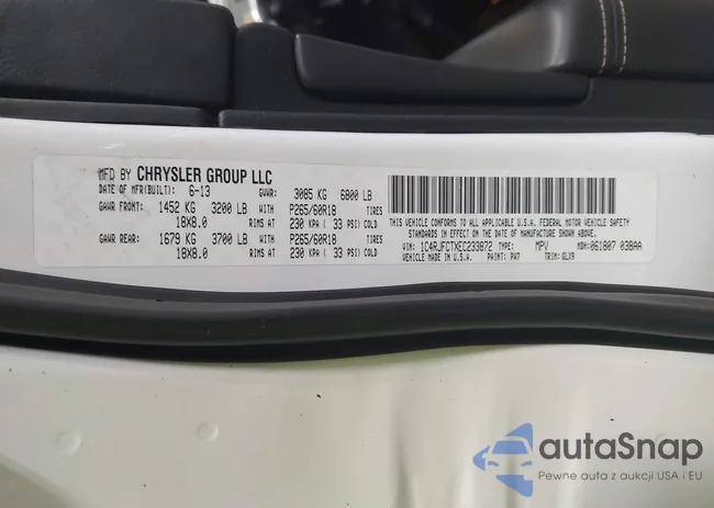 1C4RJFCTXEC233872: 43686498