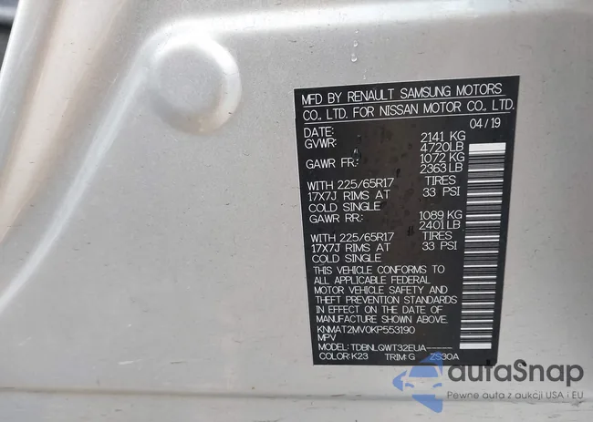 KNMAT2MV0KP553190: 43685849