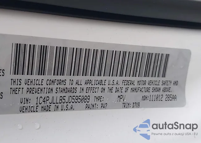 1C4PJLLB5JD595089: 43685876