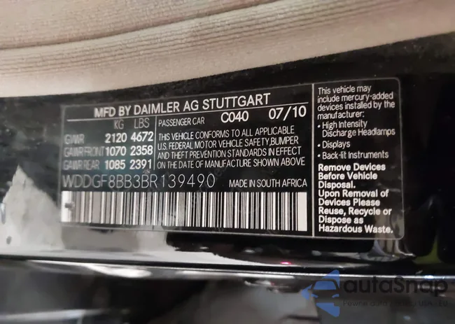 WDDGF8BB3BR139490: 43685920