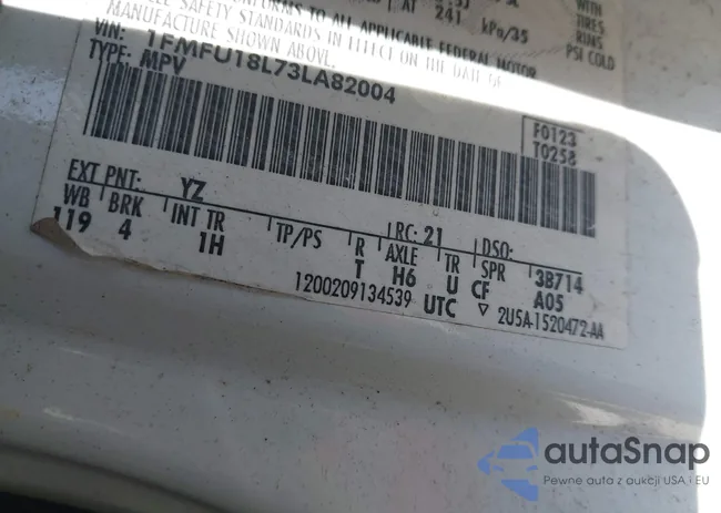 1FMFU18L73LA82004: 43686004