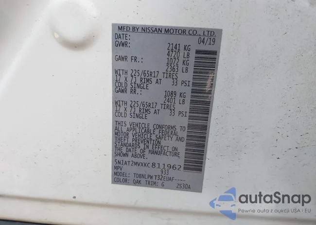 5N1AT2MVXKC811962: 43686016