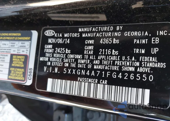 5XXGN4A71FG426550: 43686084