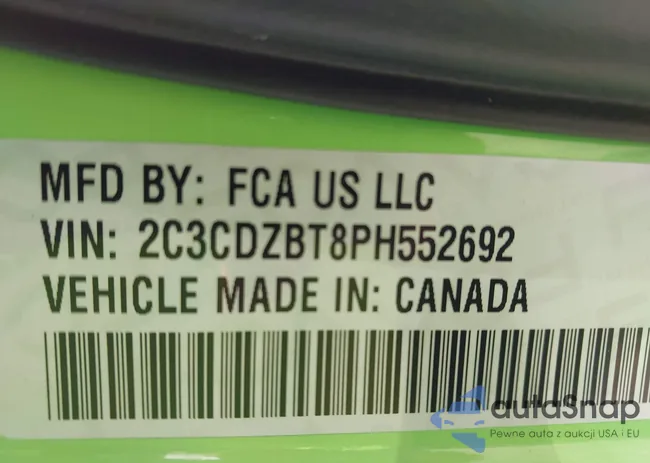 2C3CDZBT8PH552692: 43686099