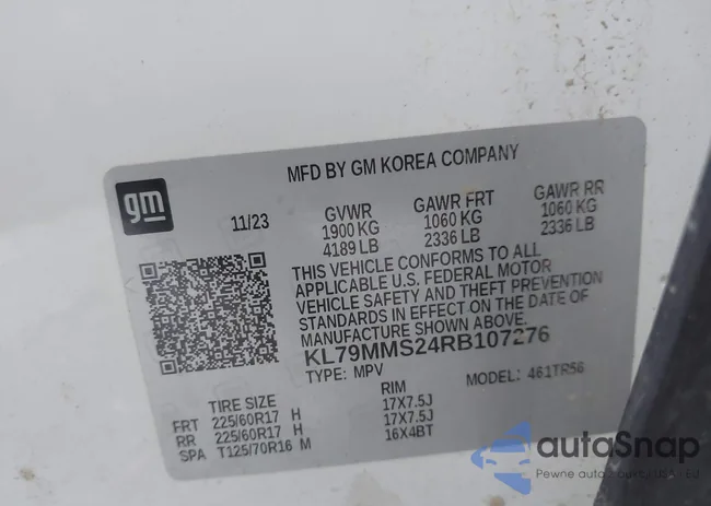 KL79MMS24RB107276: 43687313