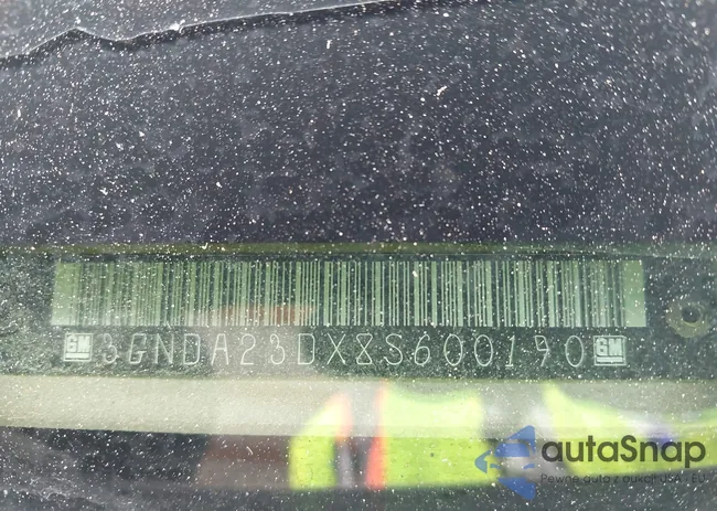 3GNDA23DX8S600190: 43687512