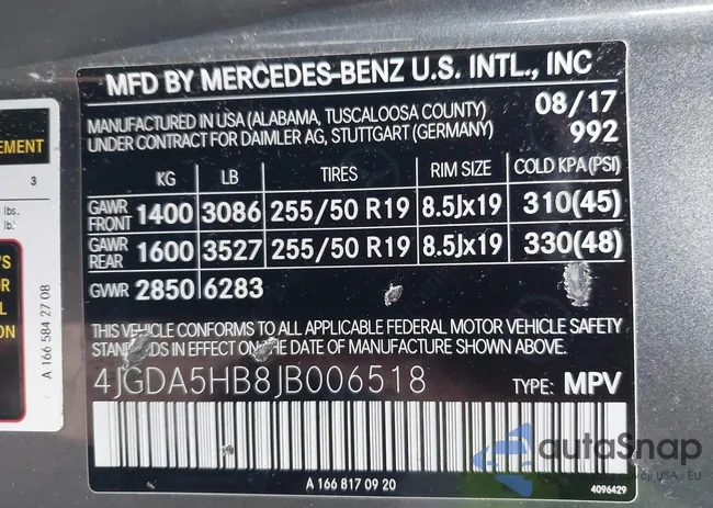 4JGDA5HB8JB006518: 43686724