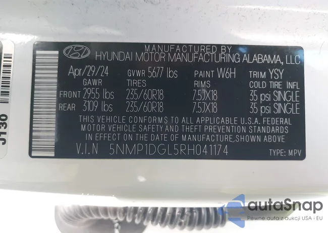 5NMP1DGL5RH041174: 43686831